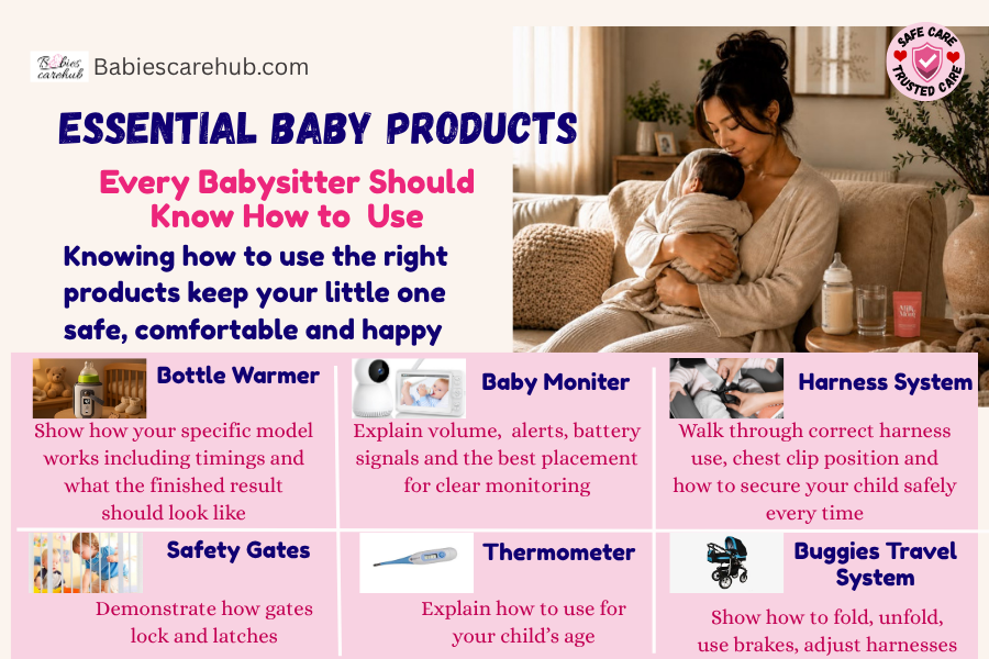Essential Baby Products Every Babysitter Should Know How to Use